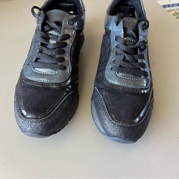 Tamaris Black Athletic Sparkly Shoes size 8.5 US 39 EU - Picture 7 of 10